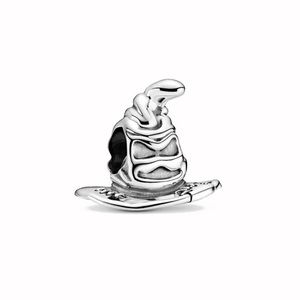 New Sterling Silver 925 Harry Potter Sorting Hat bracelet charm